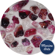 7631-G-SG-P8 - Sea Glass - Ruby Crystal Gravel - Craft Pack